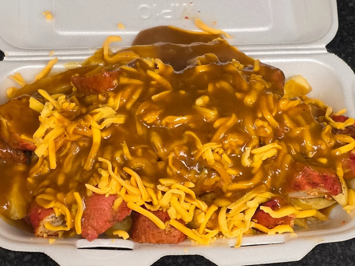 Chicken Curry Cheese Chips